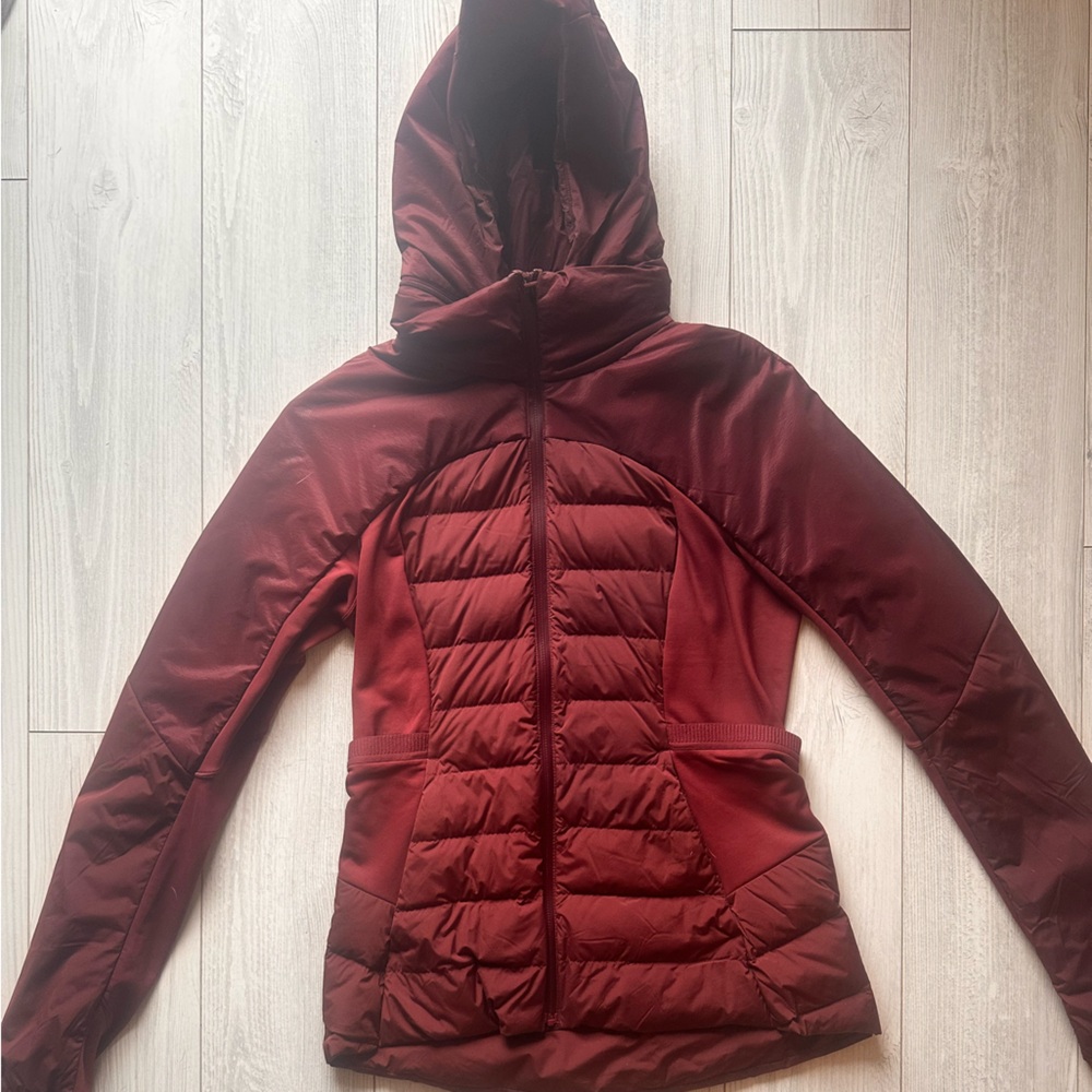 Lululemon Down for it All Puffer Jacket (Burgundy)